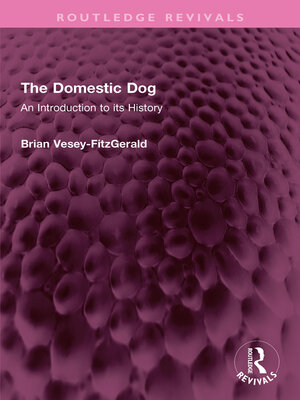 cover image of The Domestic Dog